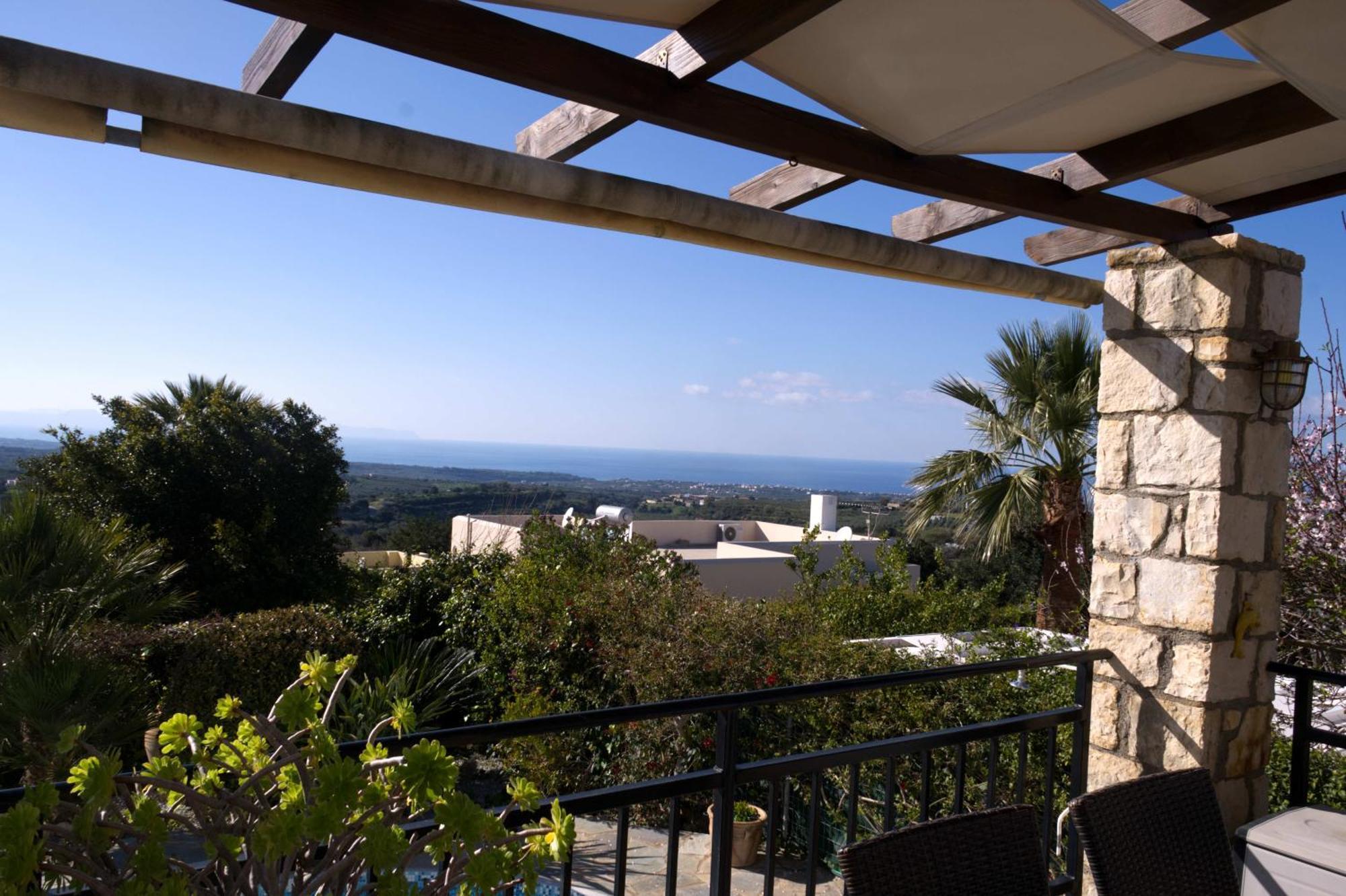 Gemuetliche Villa Mailin Priv. Pool Schoene Aussicht Skouloúfia 외부 사진